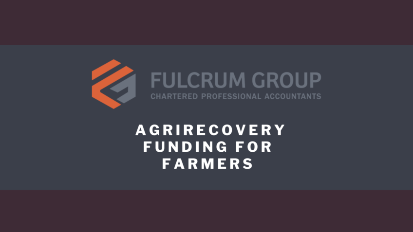 fulcrum group accountant agrirecovery funding farmers