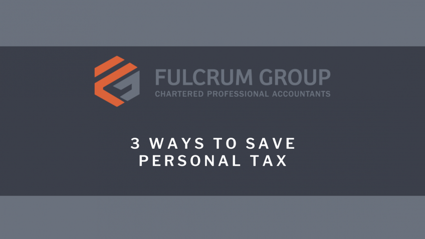 3 Ways to Save Personal Tax Blog