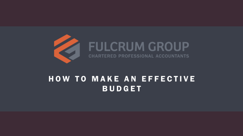 effective budget blog accounting