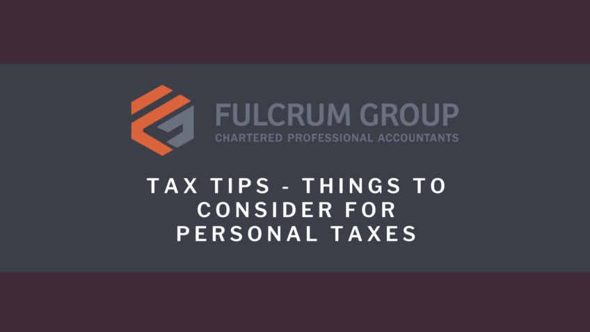 personal tax considerations blog