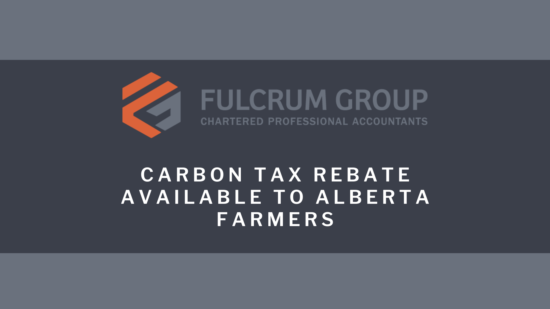 Alberta Carbon Tax Rebate Schedule