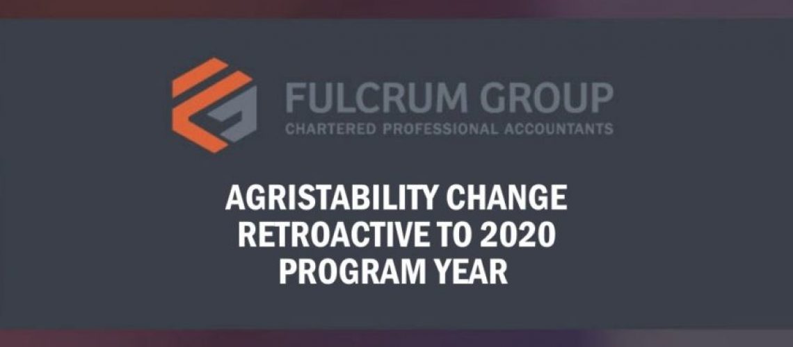 fulcrum group accountant agristability reference margin