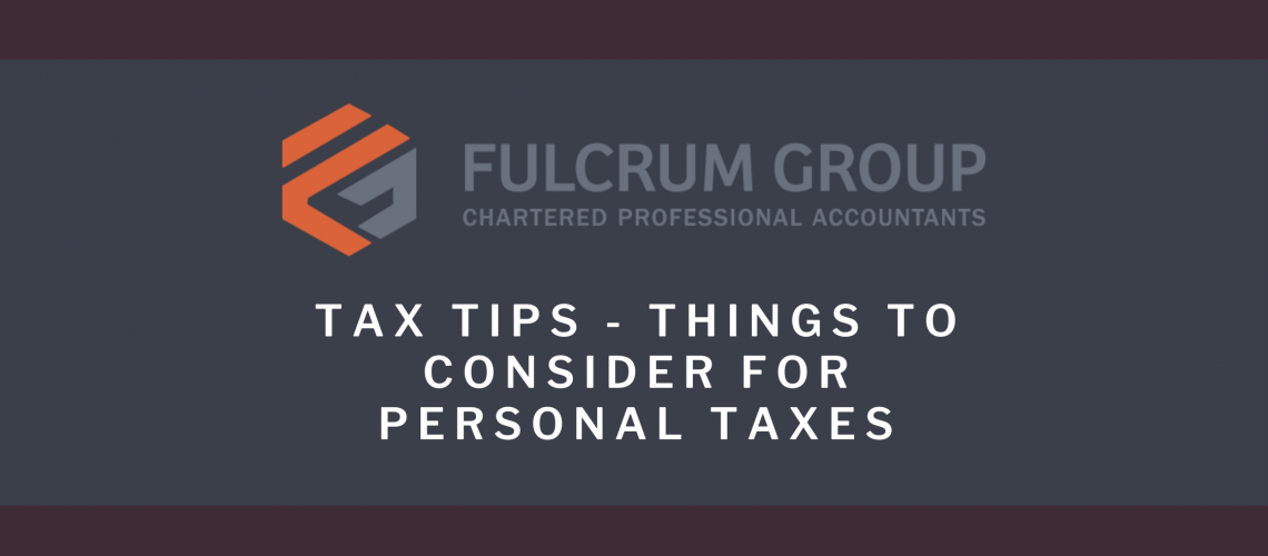 personal tax considerations blog